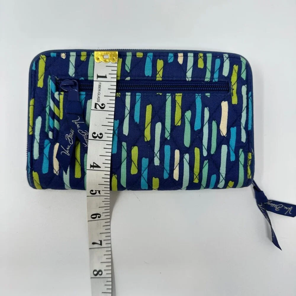 Vera Bradley Turnlock Wallet Katalina Showers Zip Around Organize